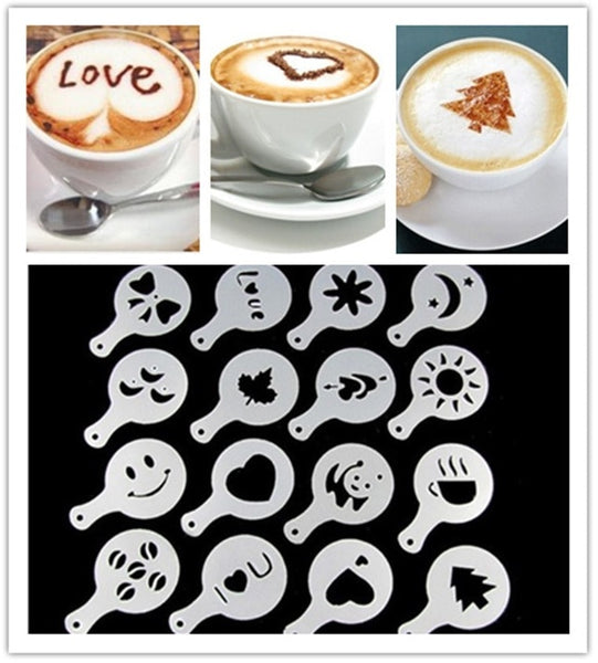 Coffe Stencils Template
